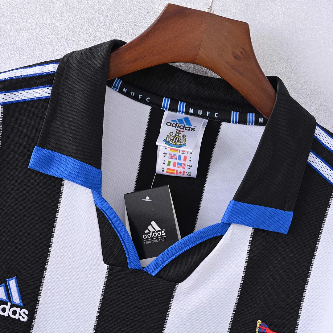 1999/2000 Retro Newcastle United Home Football Shirt 1:1 Thai Quality - Image 3