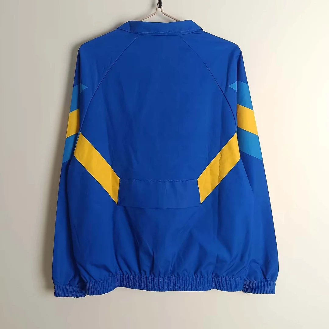 2025/2026 Leeds United Windbreaker Blue Football Shirt 1:1 Thai Quality - Image 2