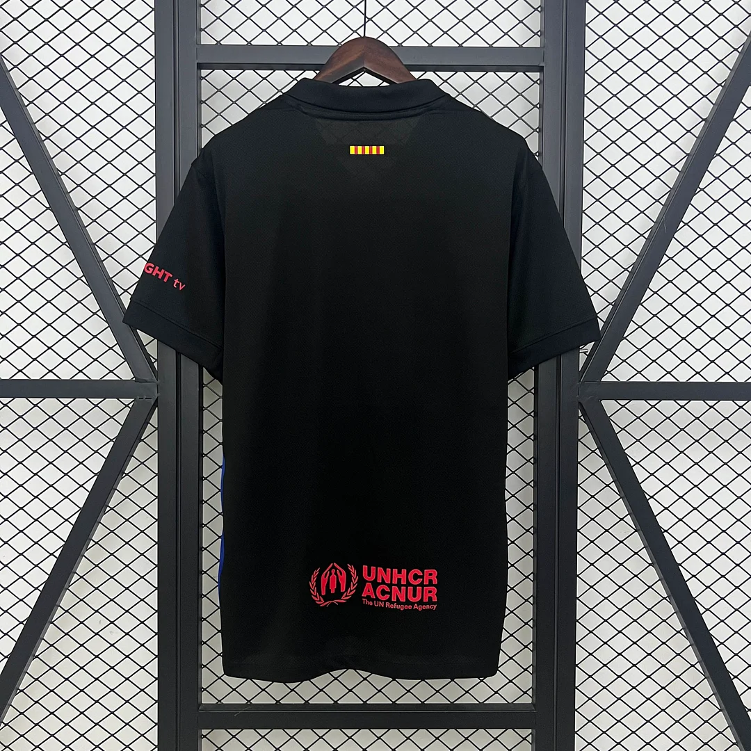 2024/2025 Barcelona Travis Scott Joint Edition Black Football Shirt 1:1 Thai Quality - Image 2
