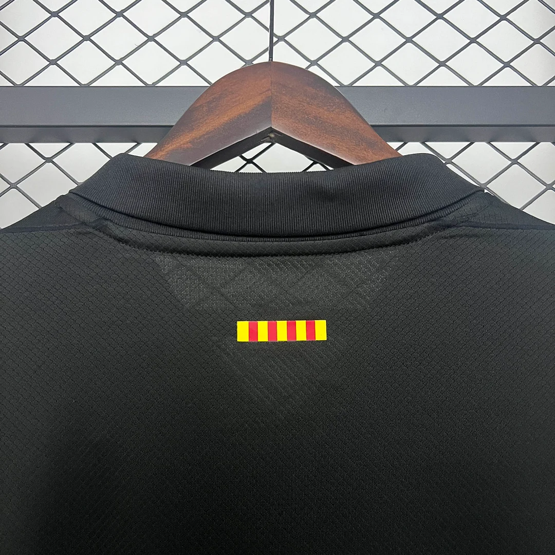 2024/2025 Barcelona Travis Scott Joint Edition Black Football Shirt 1:1 Thai Quality - Image 4