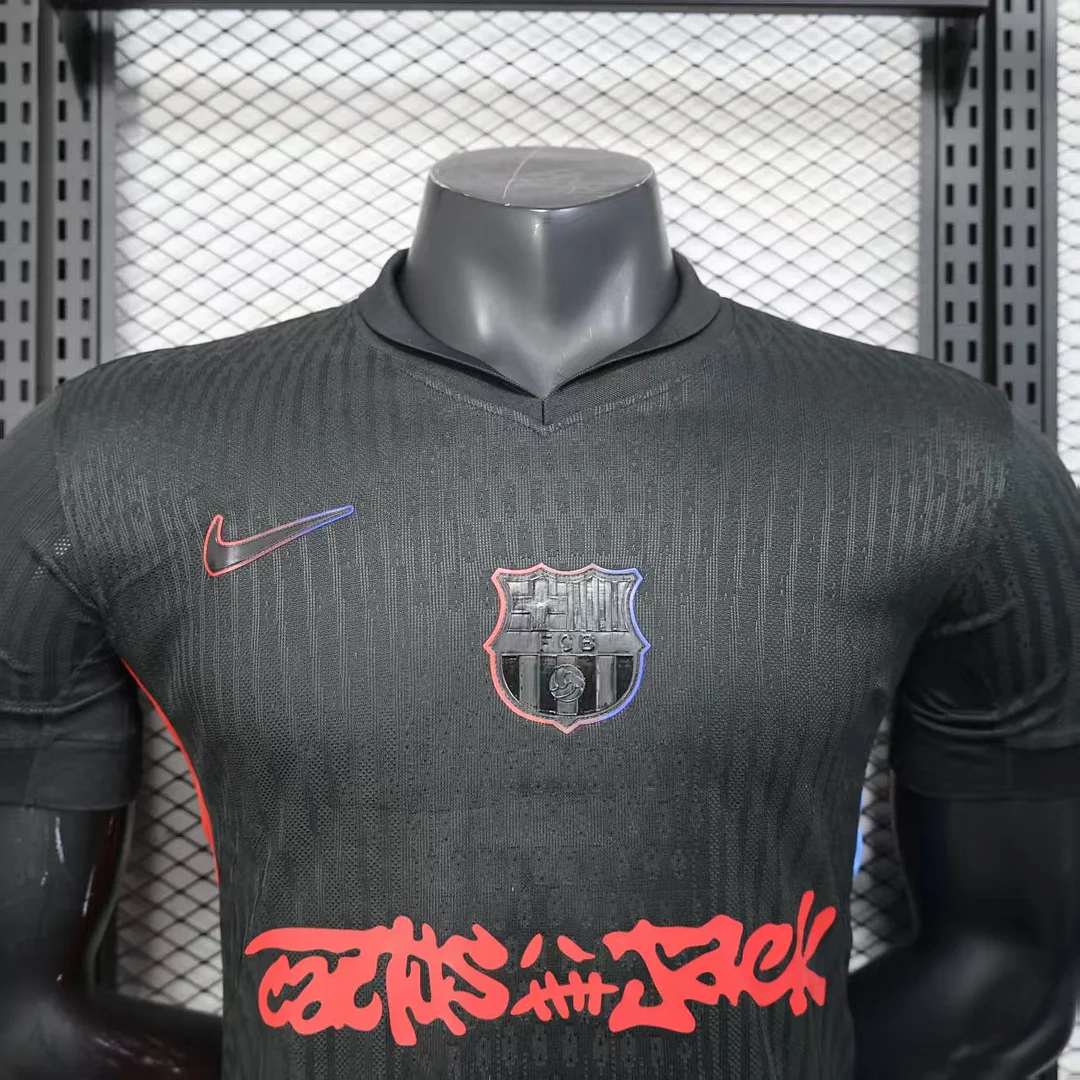 2024/2025 Player Version Barcelona Away Travis Scott Joint Edition 1:1 Thai Quality(Competition Version) - Image 4