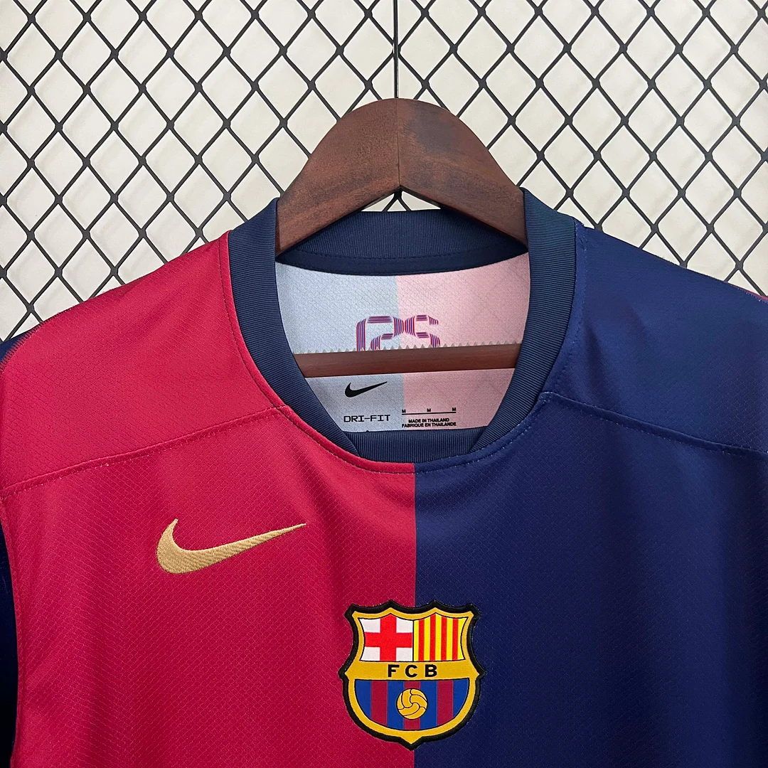2024/2025 Barcelona Home Football Shirt 1:1 Thai Quality(Competition Version) - Image 3