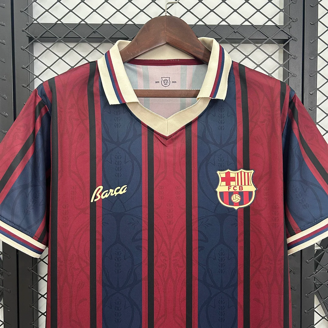 2025/2026 Barcelona Modernist Polo Football Shirt 1:1 Thai Quality - Image 3