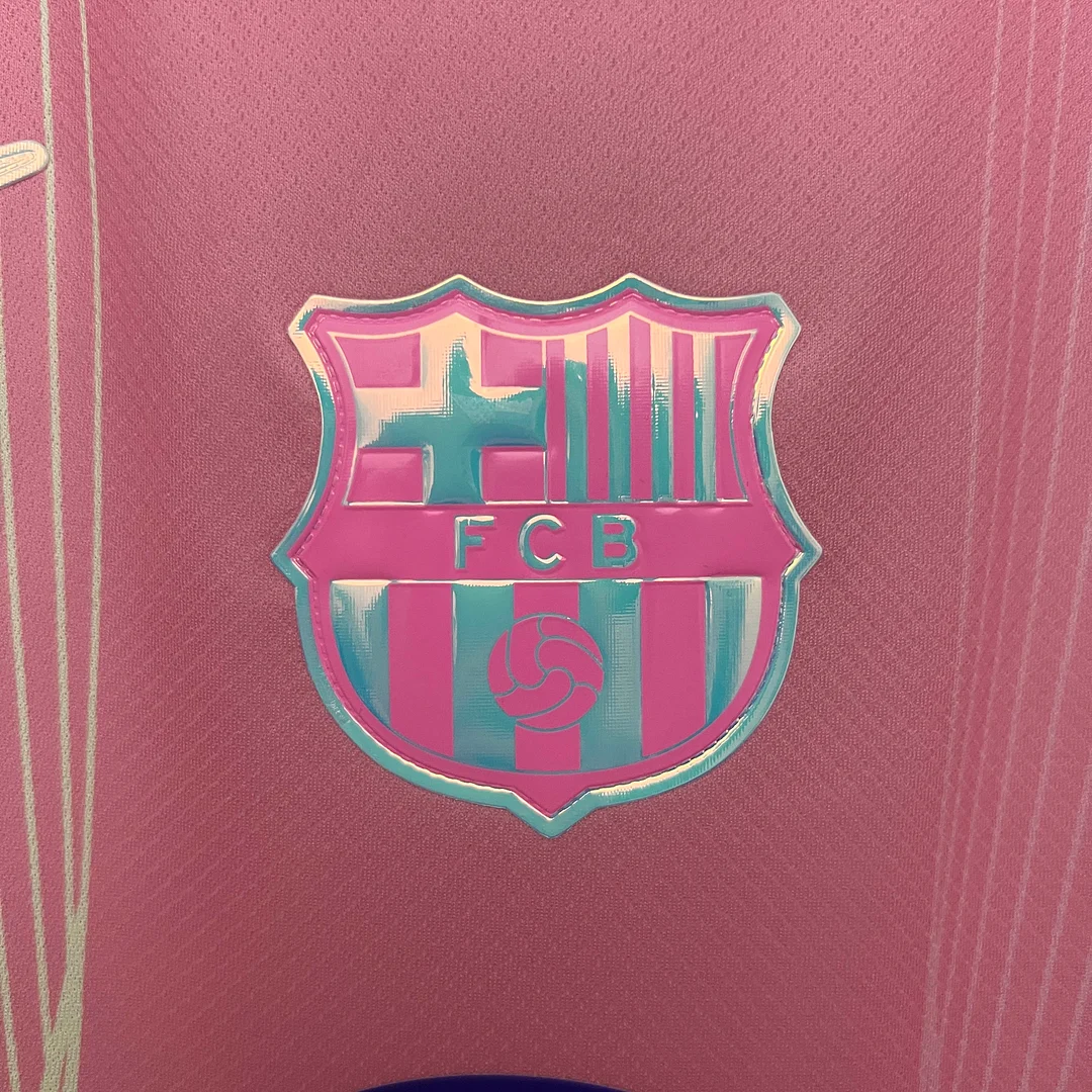 2025/2026 Barcelona Concept Pink Football Shirt 1:1 Thai Quality - Image 6