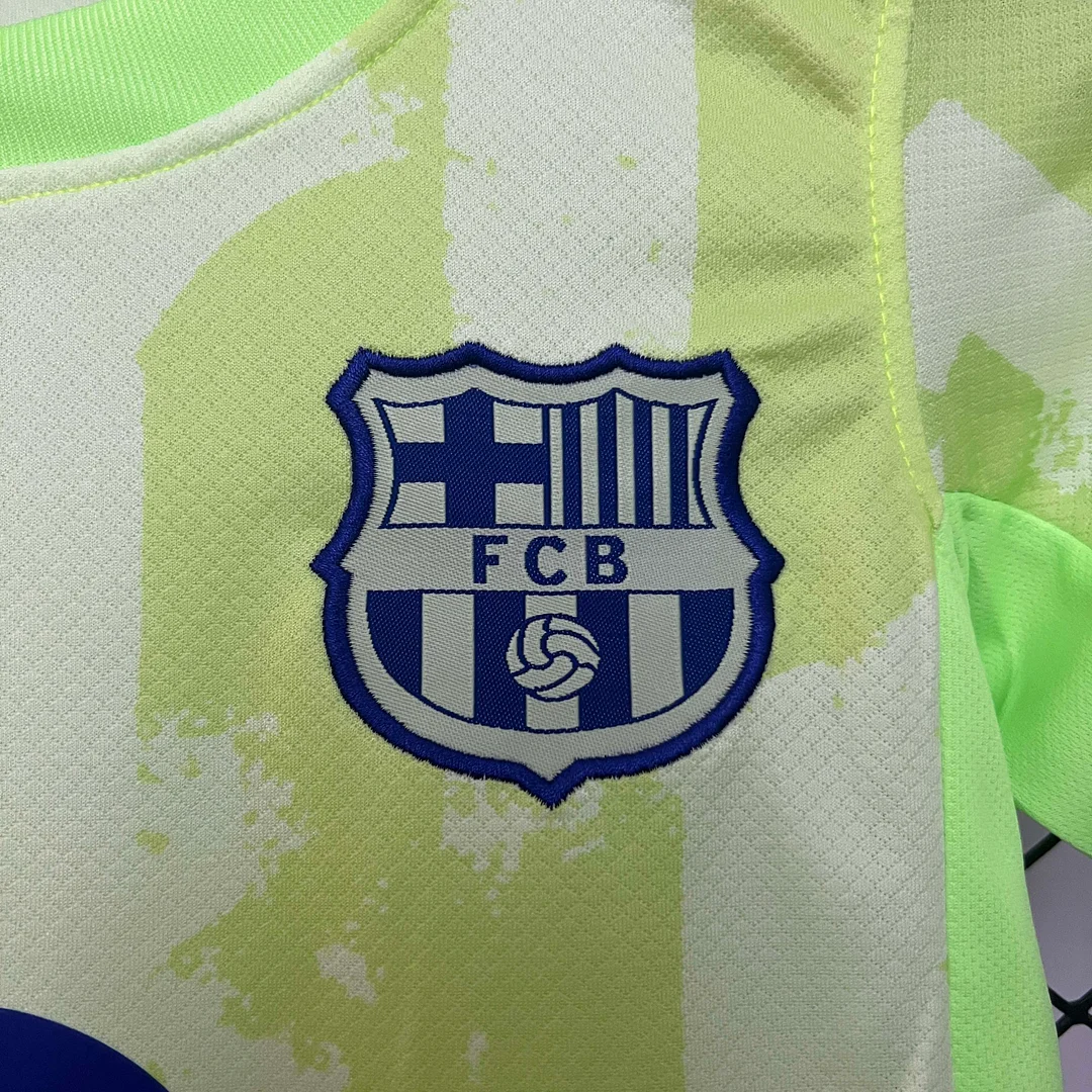 2024/2025 Barcelona Third Away Football Shirt 1:1 Thai Quality Kids Size - Image 7