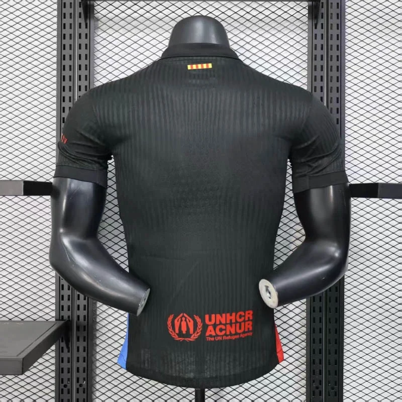 2024/2025 Player Version Barcelona Travis Scott Joint Edition Black Football Shirt 1:1 Thai Quality - Image 2