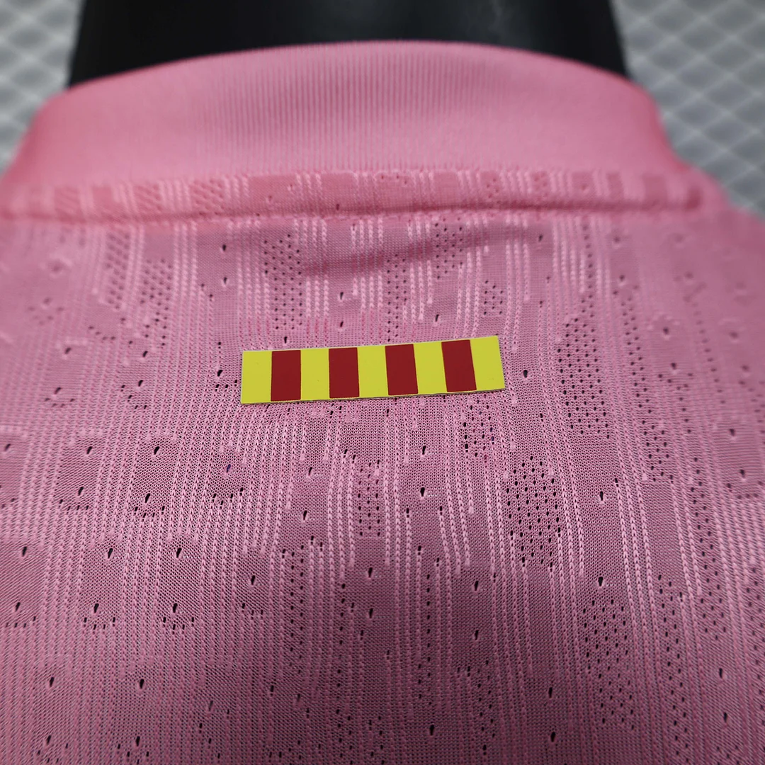 2025/2026 Player Version Barcelona Special Edition Pink Football Shirt 1:1 Thai Quality - Image 11