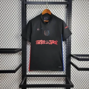 2024/2025 Barcelona Away Travis Scott Joint Edition Football Shirt 1:1 Thai Quality