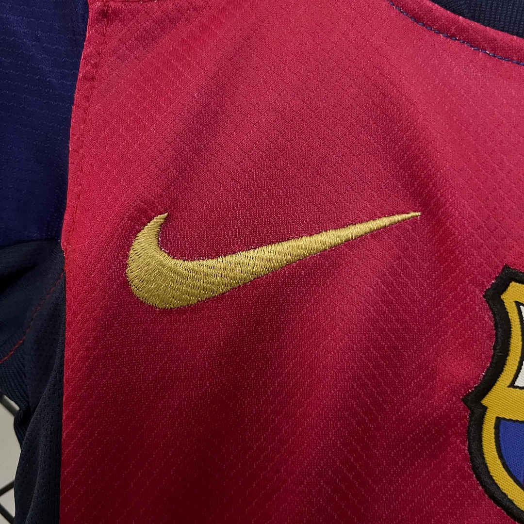 2024/2025 Barcelona Home Football Shirt 1:1 Thai Quality Kids Size(Competition version) - Image 5