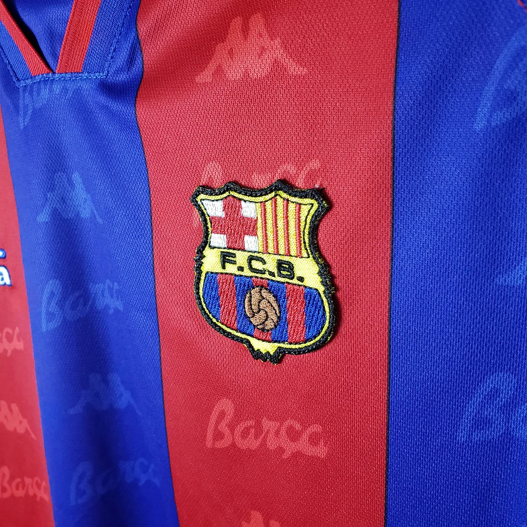 Retro Barcelona Football Shirt Home 1996/1997 1:1 Thai Quality - Image 5