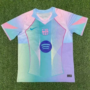 2025/2026 Barcelona Concept Pink Blue Gradient Football Shirt 1:1 Thai Quality
