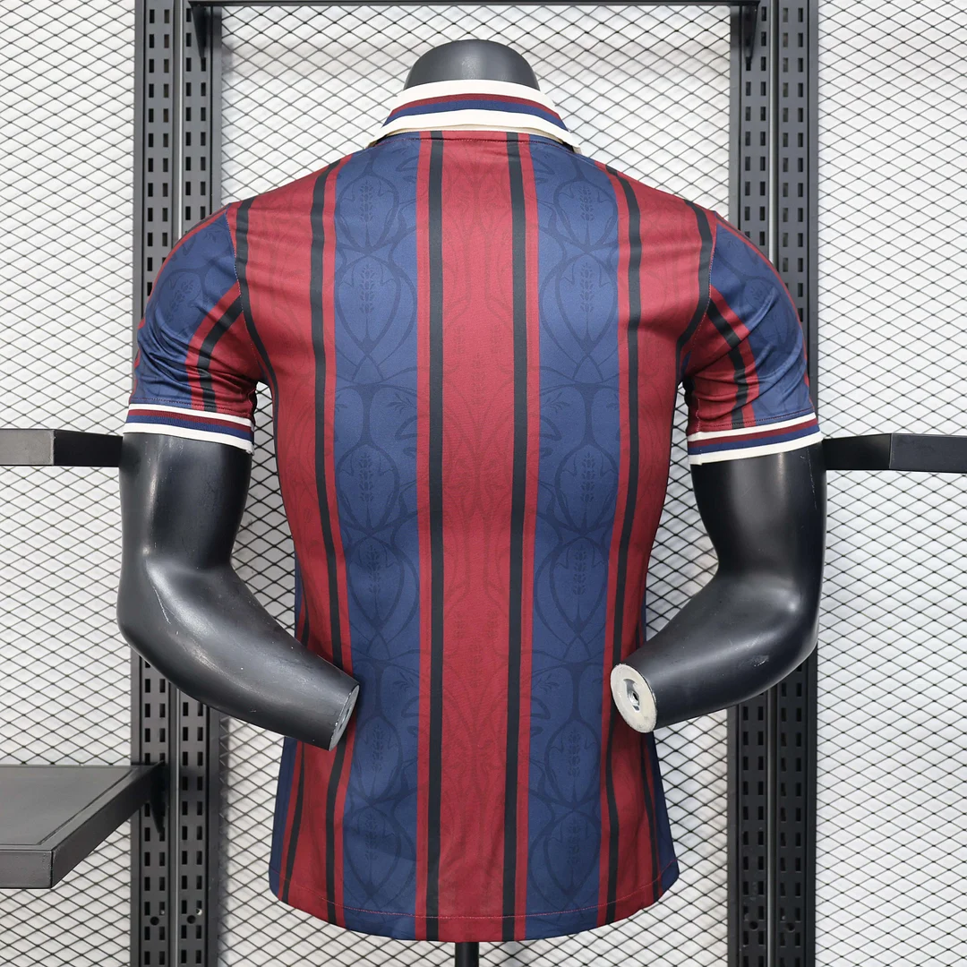 2025/2026 Player Version Barcelona Modernist Polo Football Shirt 1:1 Thai Quality - Image 2