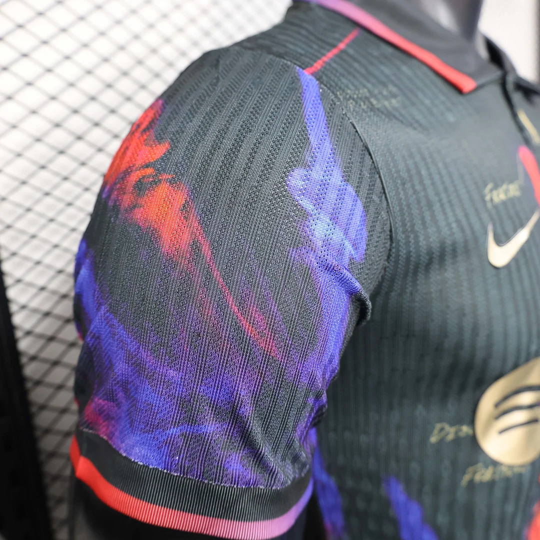 2025/2026 Player Version Barcelona Special Edition Black and blue Football Shirt 1:1 Thai Quality - Image 3