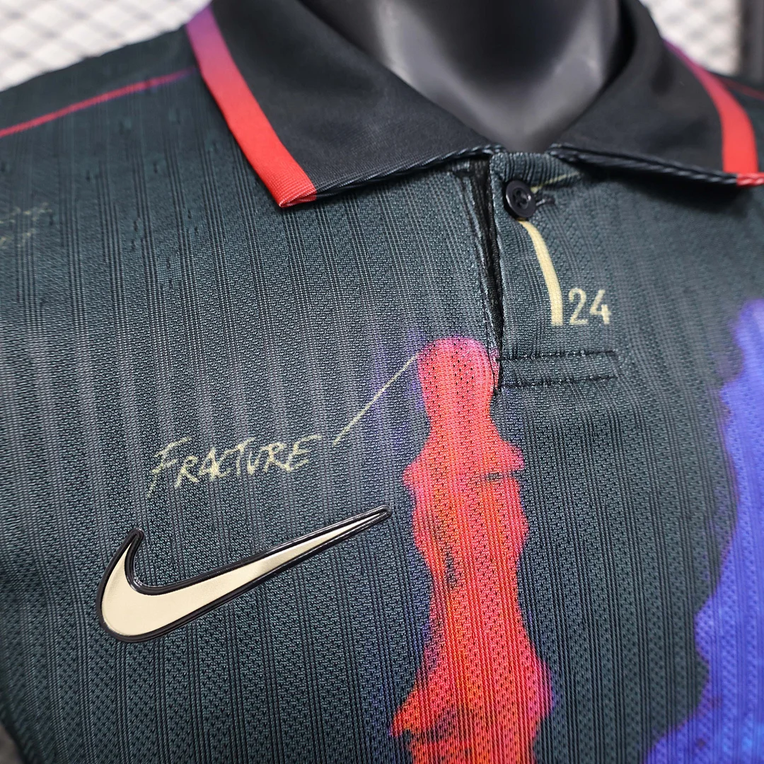 2025/2026 Player Version Barcelona Special Edition Black and blue Football Shirt 1:1 Thai Quality - Image 4