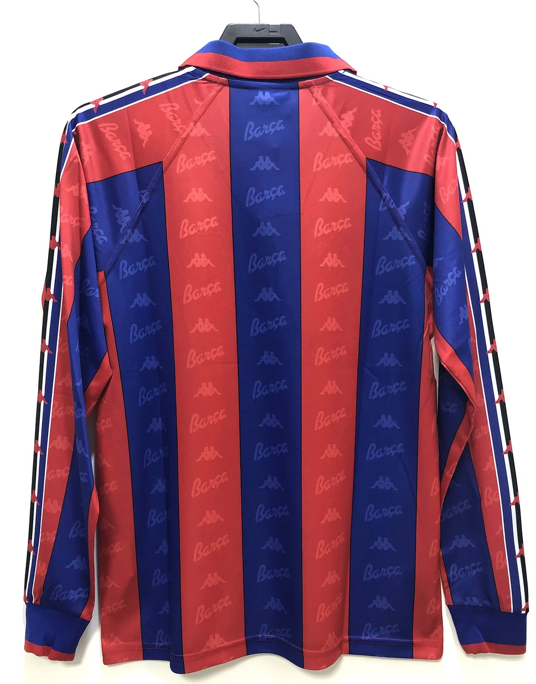 1996/1997 Retro Long Sleeve Barcelona Home Football Shirt Champions League 1:1 Thai Quality - Image 2