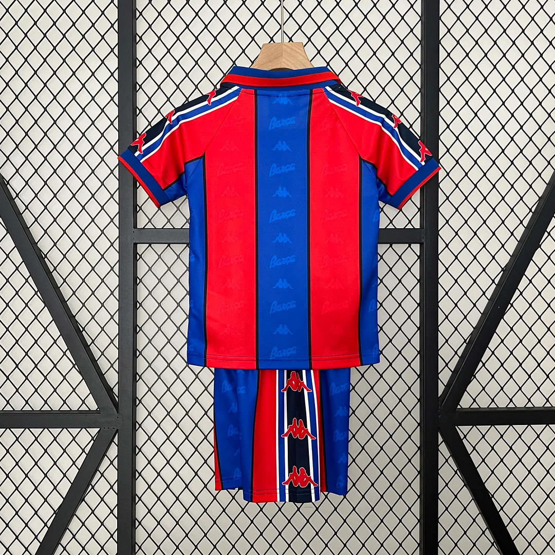 1996/1997 Retro Barcelona Home Football Shirt 1:1 Thai Quality Kids Size - Image 2