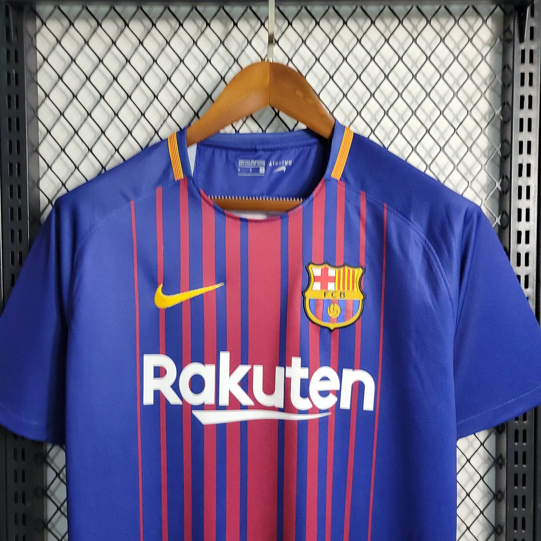2017/2018 Retro Barcelona Home Football Shirt 1:1 Thai Quality - Image 4