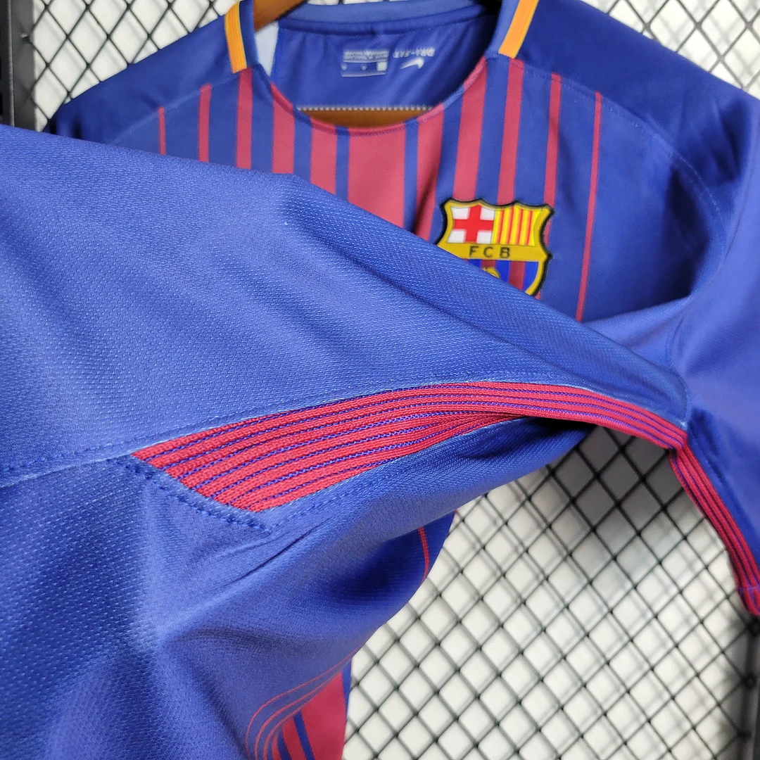 2017/2018 Retro Barcelona Home Football Shirt 1:1 Thai Quality - Image 7