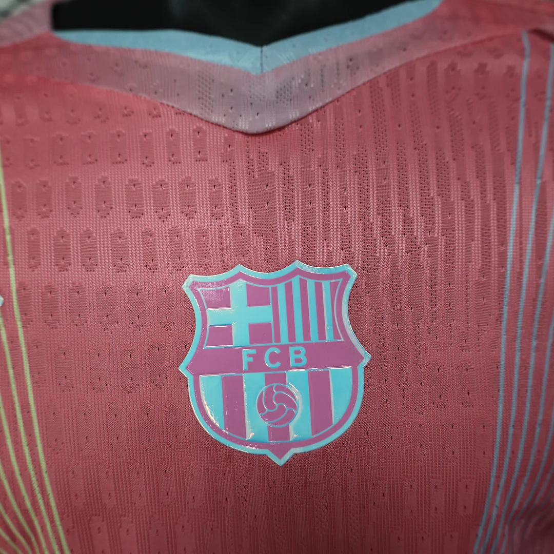2025/2026 Player Version Barcelona Concept Pink Football Shirt 1:1 Thai Quality - Image 6