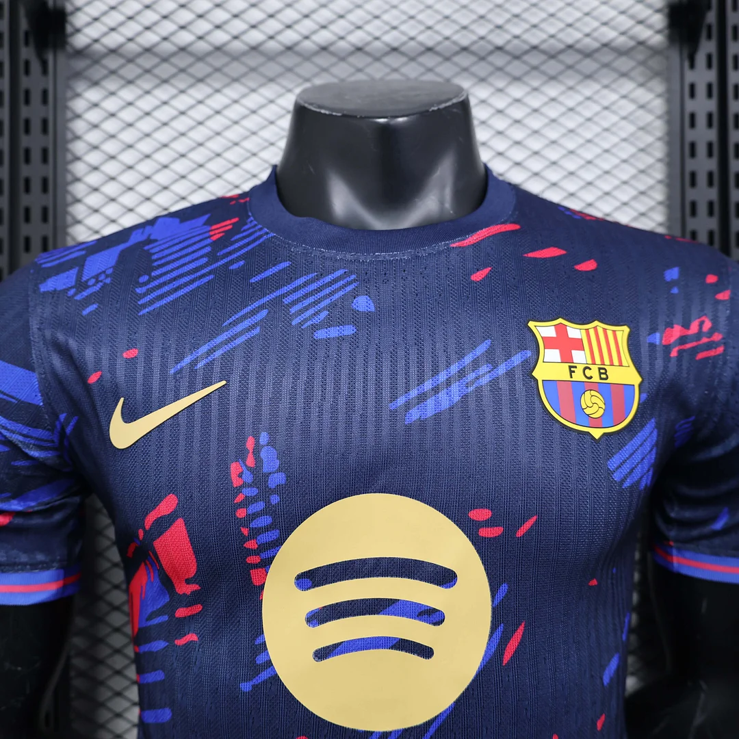 2025/2026 Player Version Barcelona Special Edition Navy blue Football Shirt 1:1 Thai Quality - Image 5
