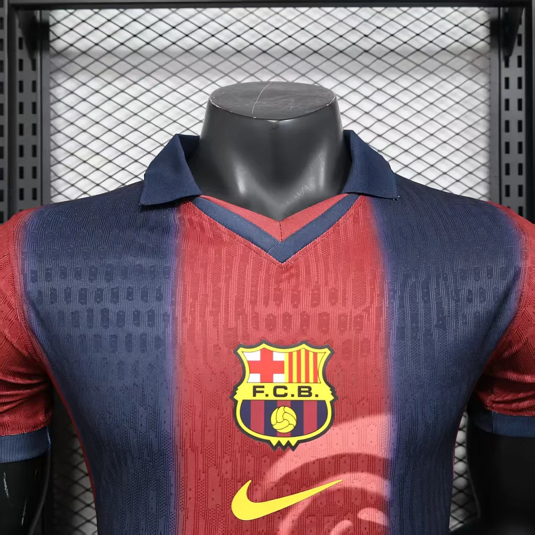 2025/2026 Player Version Barcelona Travis Scott Joint Edition Polo Shirt Football Shirt 1:1 Thai Quality - Image 3