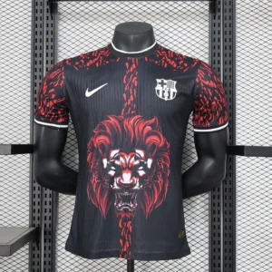 2024/2025 Player Version Barcelona Special Edition Black and Red Football Shirt 1:1 Thai Quality