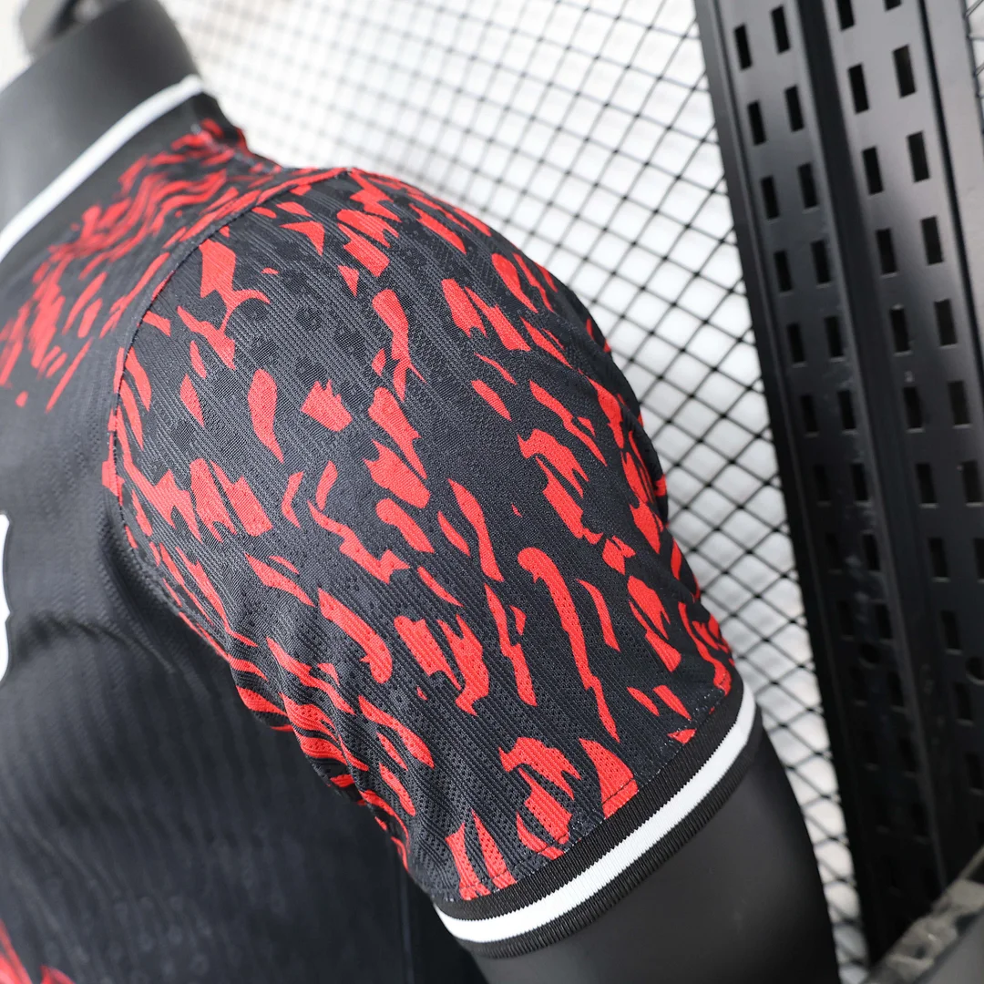 2024/2025 Player Version Barcelona Special Edition Black and Red Football Shirt 1:1 Thai Quality - Image 7