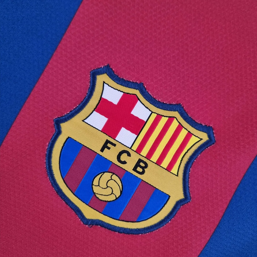 2010/2011 Retro Long Sleeve Barcelona Home Football Shirt 1:1 Thai Quality - Image 10