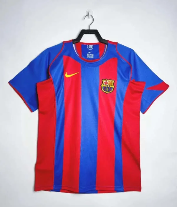 2004/2005 Retro Barcelona Home Football Shirt 1:1 Thai Quality