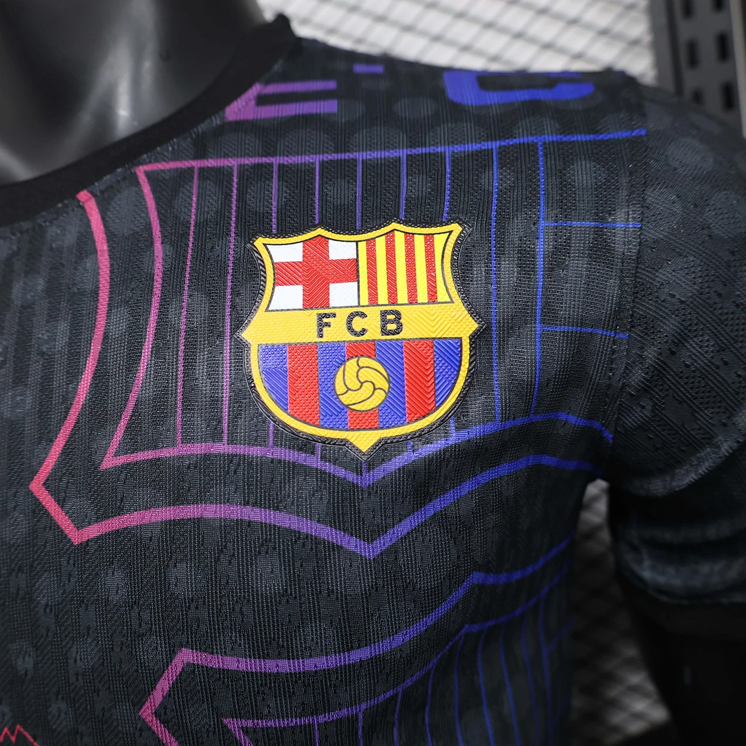 2025/2026 Player Version Barcelona Special Edition Black Football Shirt 1:1 Thai Quality - Image 6