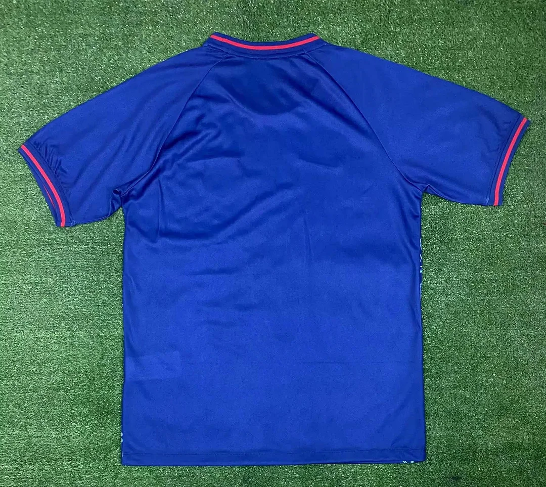 2024/2025 Barcelona Training Wear Upper Blue Football Shirt 1:1 Thai Quality - Image 2