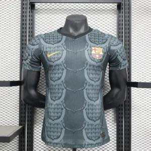 2024/2025 Player Version Barcelona Special Edition Black and grey Football Shirt 1:1 Thai Quality