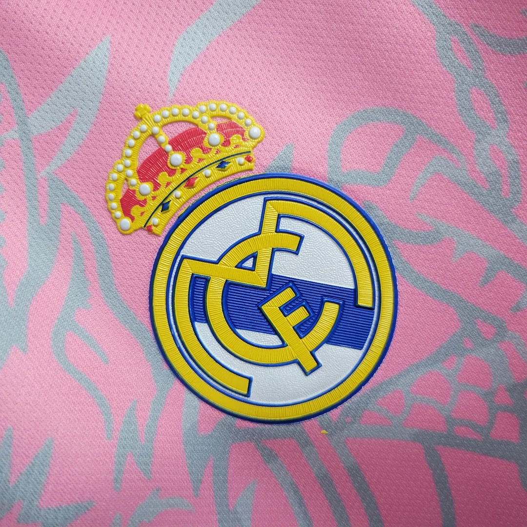 2023/2024 Real Madrid Chinese Dragon Pink Football Shirt - Image 6