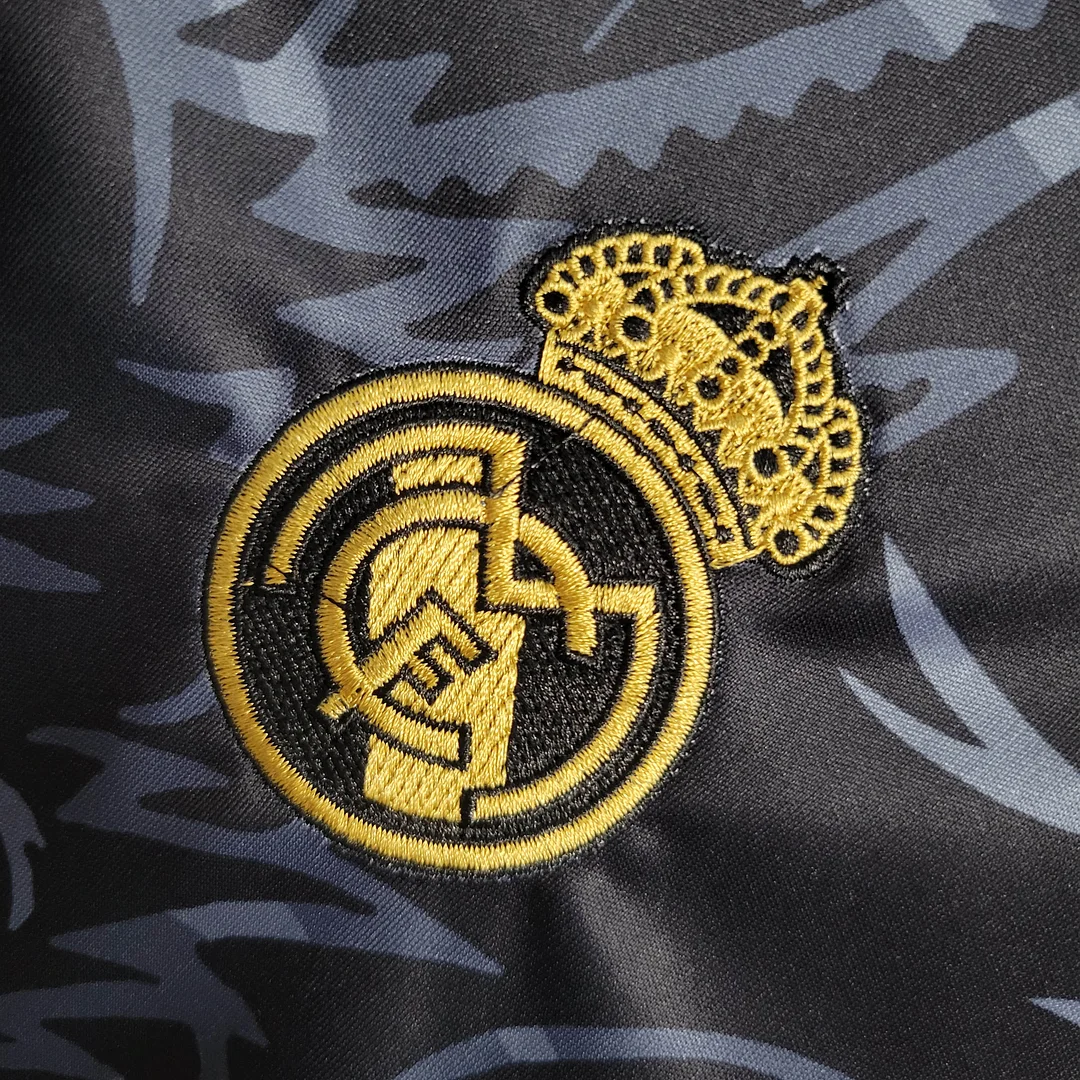 2023/2024 Real Madrid Chinese Dragon Black Football Shirt - Image 6