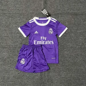 2016/2017 Retro Real Madrid Away Football Shirt 1:1 Thai Quality Kids Size