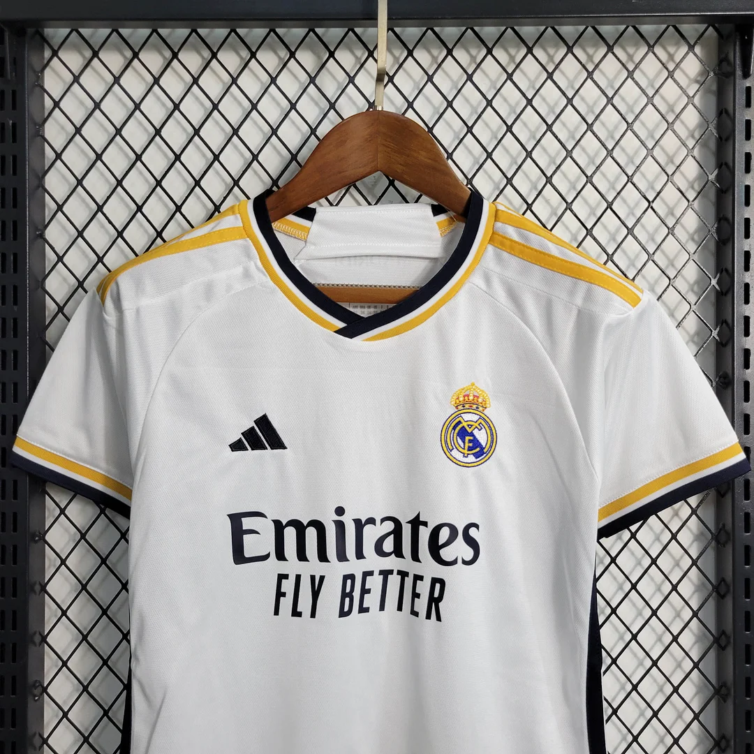2023/2024 Real Madrid Home Football Shirt Kids Size - Image 6