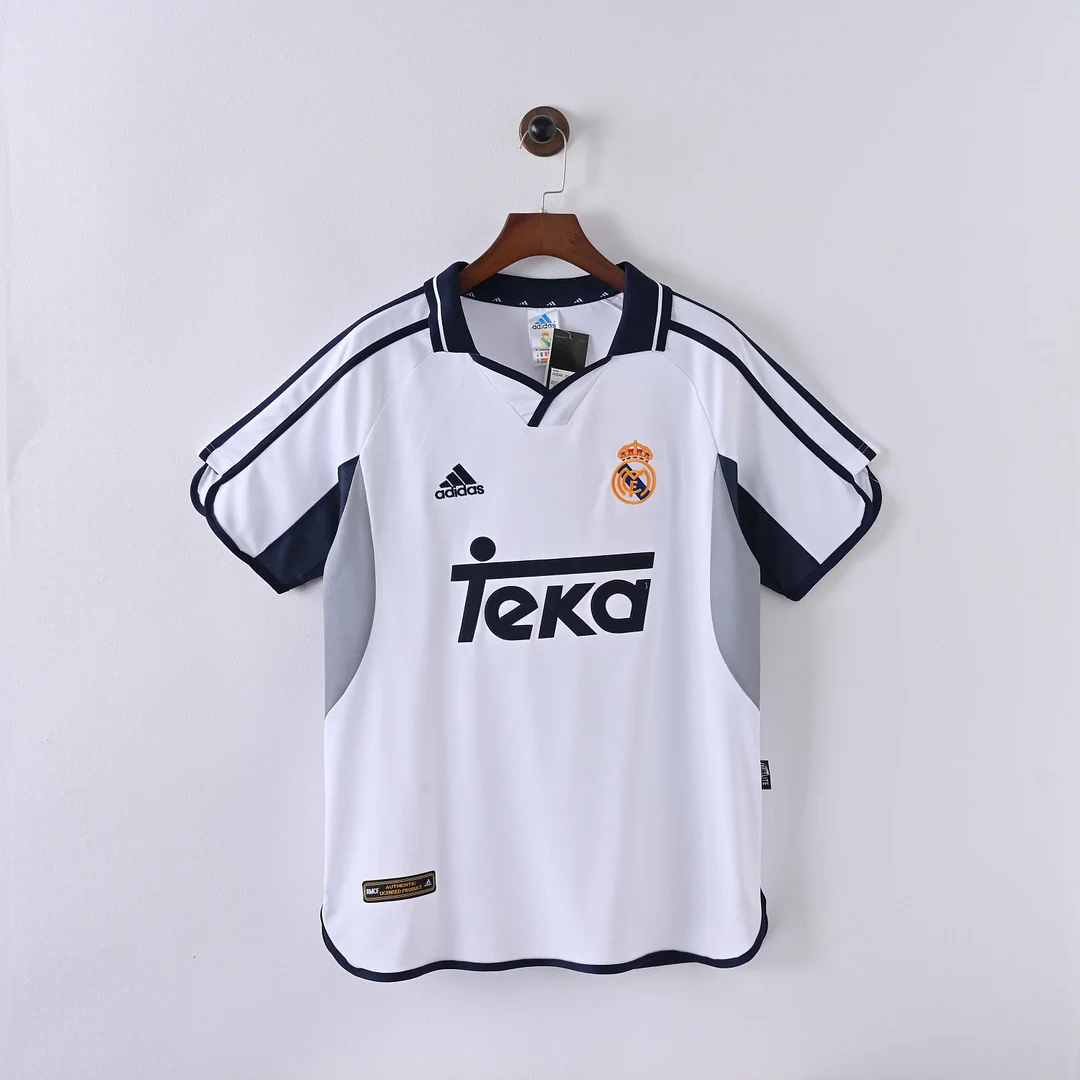 2000/2001 Retro Real Madrid Home Football Shirt 1:1 Thai Quality