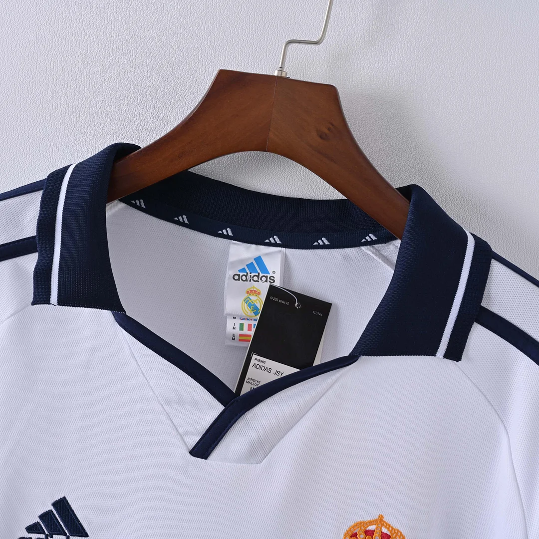 2000/2001 Retro Real Madrid Home Football Shirt 1:1 Thai Quality - Image 3