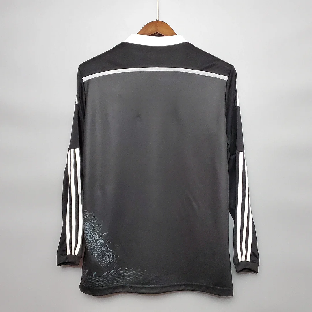 Retro Long Sleeve 2014/2015 Real Madrid Third Away - Image 2