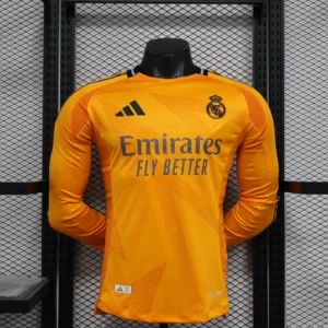 2024/2025 Player Version Long Sleeve Real Madrid Away Football Shirt 1:1 Thai Quality