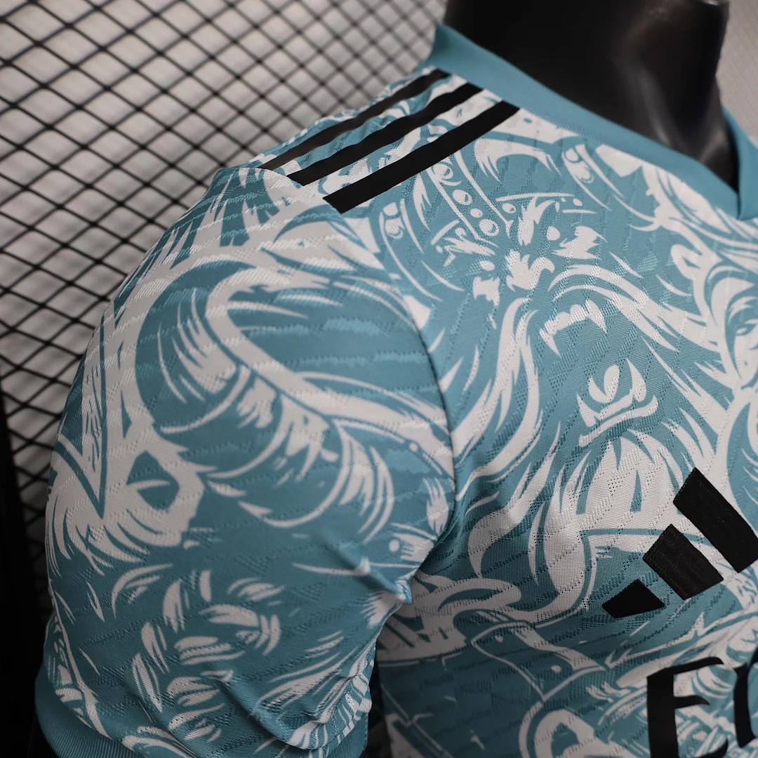 2025/2026 Player Version Real Madrid Special Edition Blue Football Shirt 1:1 Thai Quality - Image 3