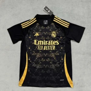 2024/2025 Real Madrid Special Edition Black Gold Football Shirt1:1 Thai Quality
