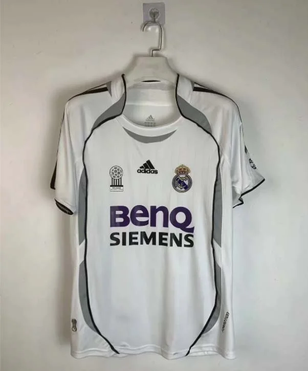 2006/2007 Retro Real Madrid Home Football Shirt 1:1 Thai Quality