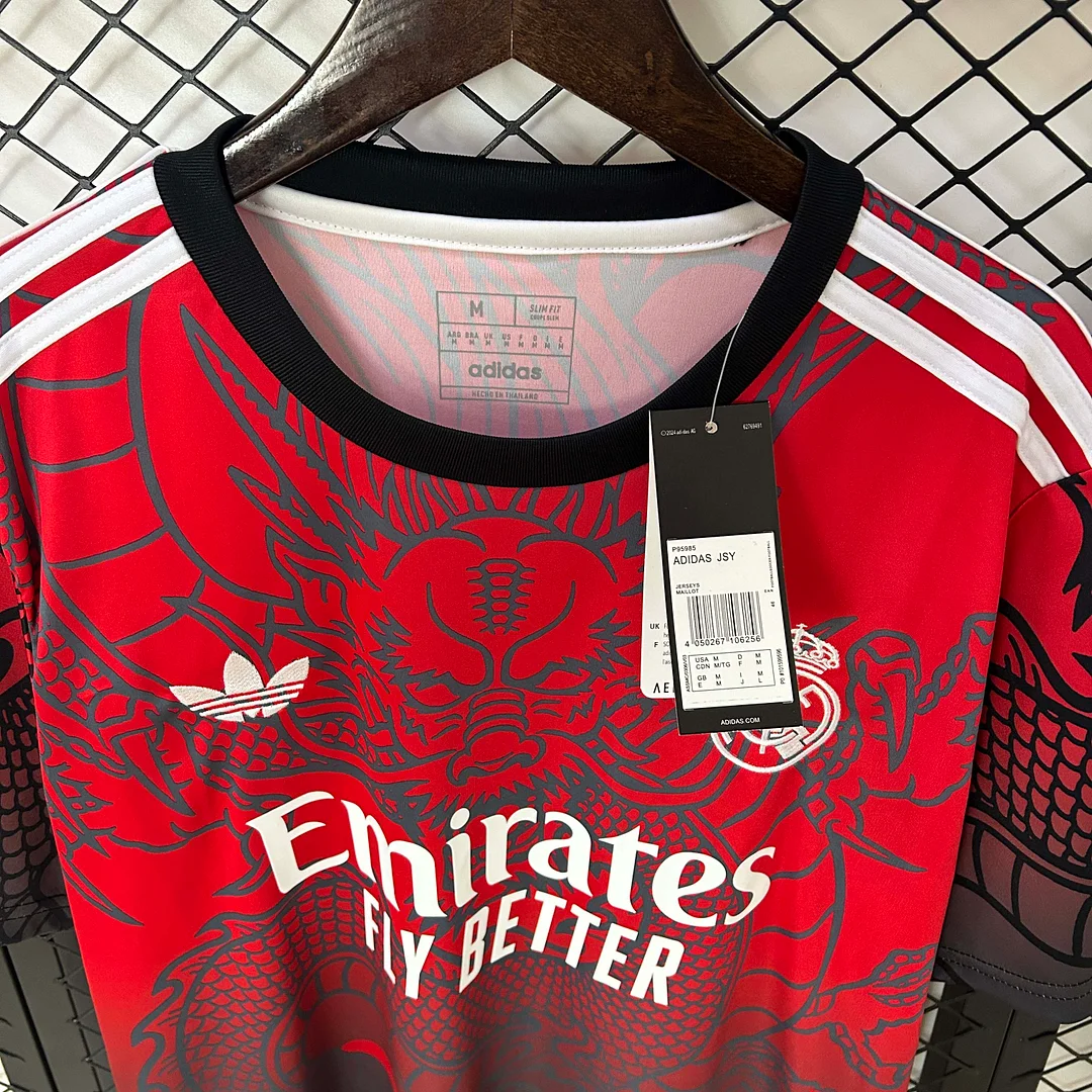 2024/2025 Real Madrid Special Edition Red and black Football Shirt1:1 Thai Quality - Image 3
