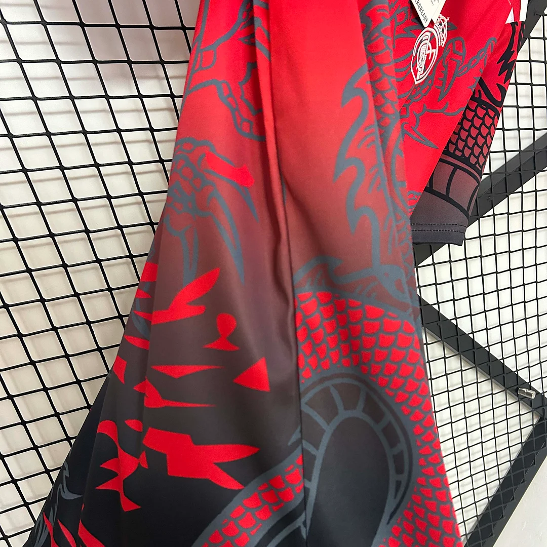 2024/2025 Real Madrid Special Edition Red and black Football Shirt1:1 Thai Quality - Image 4
