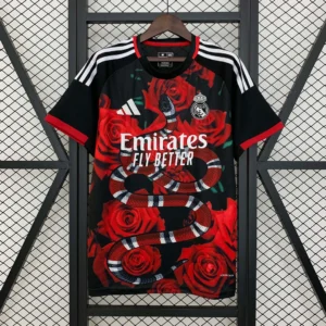 2025/2026 Real Madrid Red Rose Special Edition Football Shirt1:1 Thai Quality
