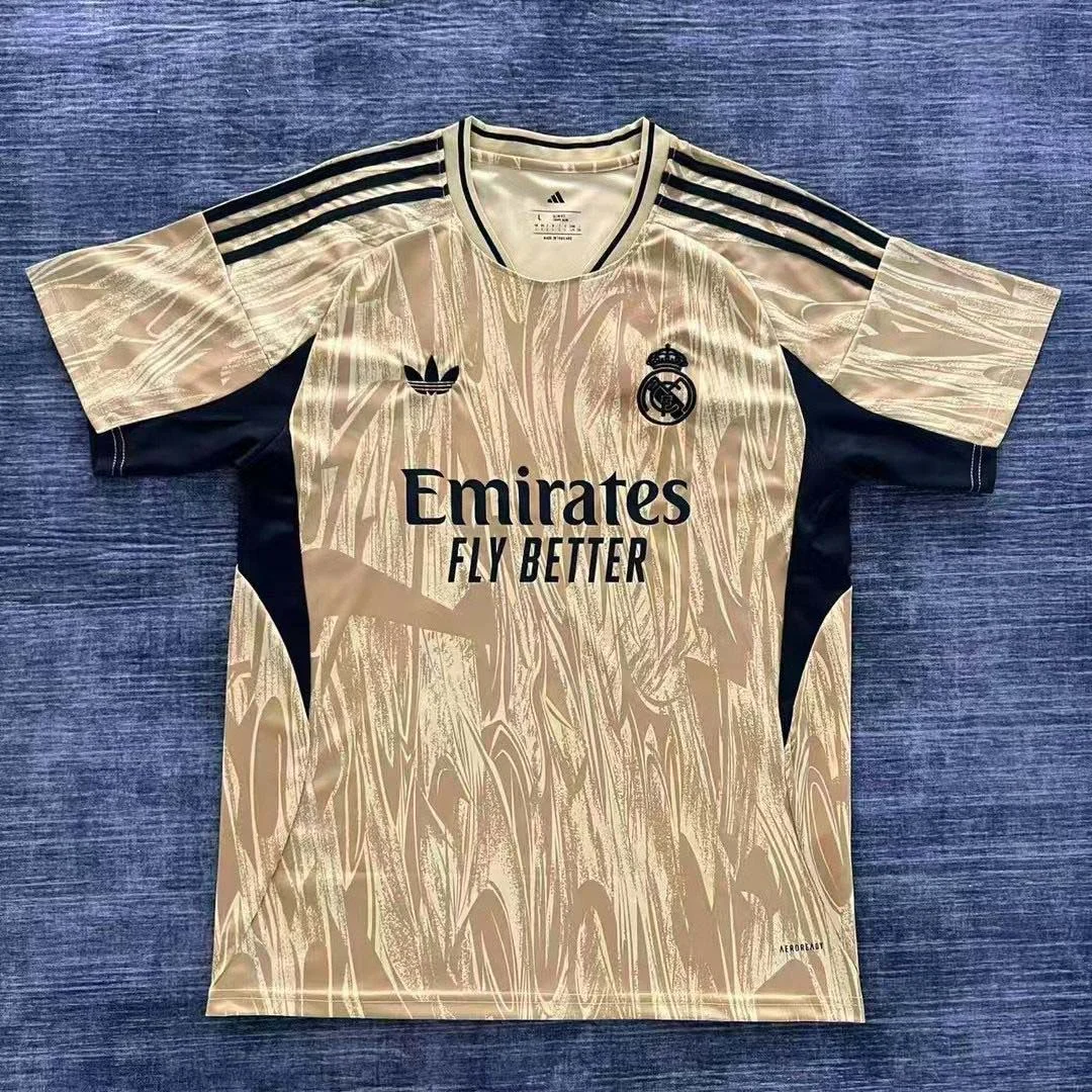 2025/2026 Real Madrid Special Edition Golden Football Shirt1:1 Thai Quality
