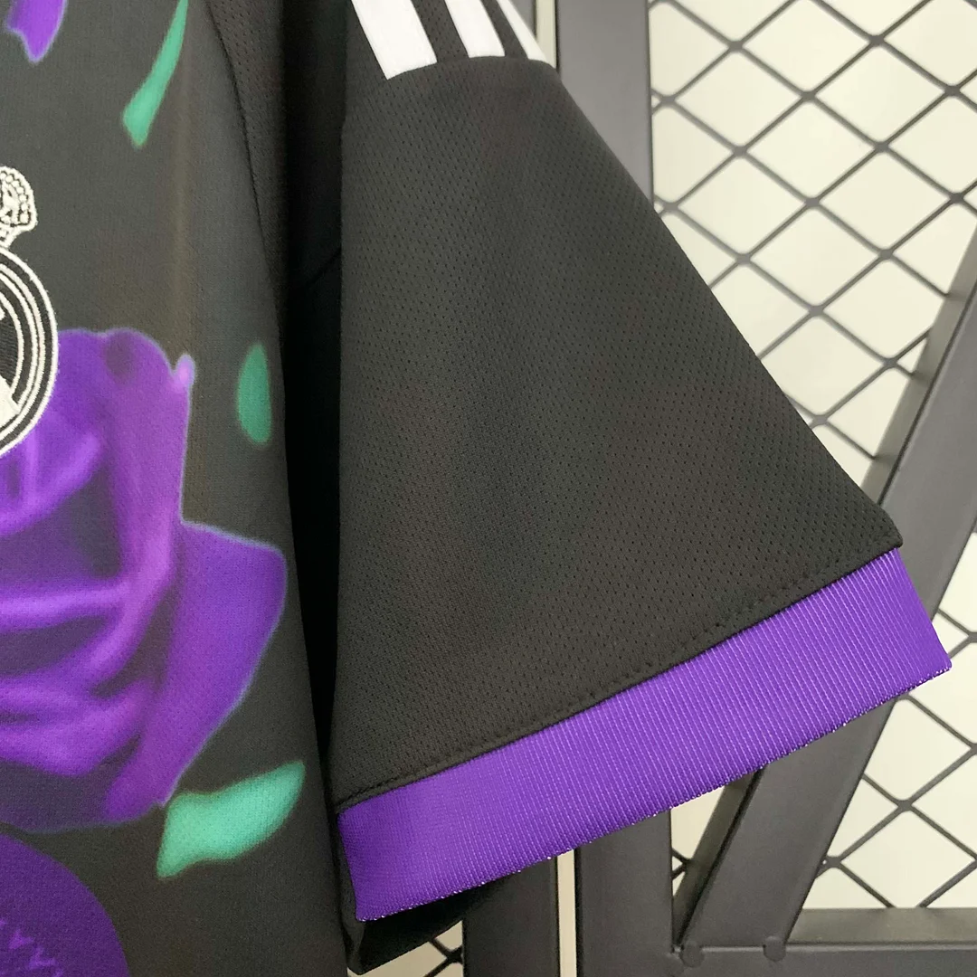 2025/2026 Real Madrid Purple Rose Special Edition Football Shirt1:1 Thai Quality - Image 7