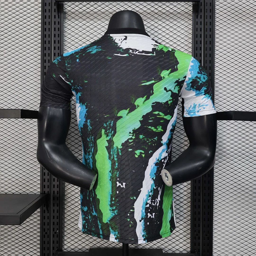 2025/2026 Player Version Real Madrid Special Edition Black And Green Football Shirt 1:1 Thai Quality - Image 2