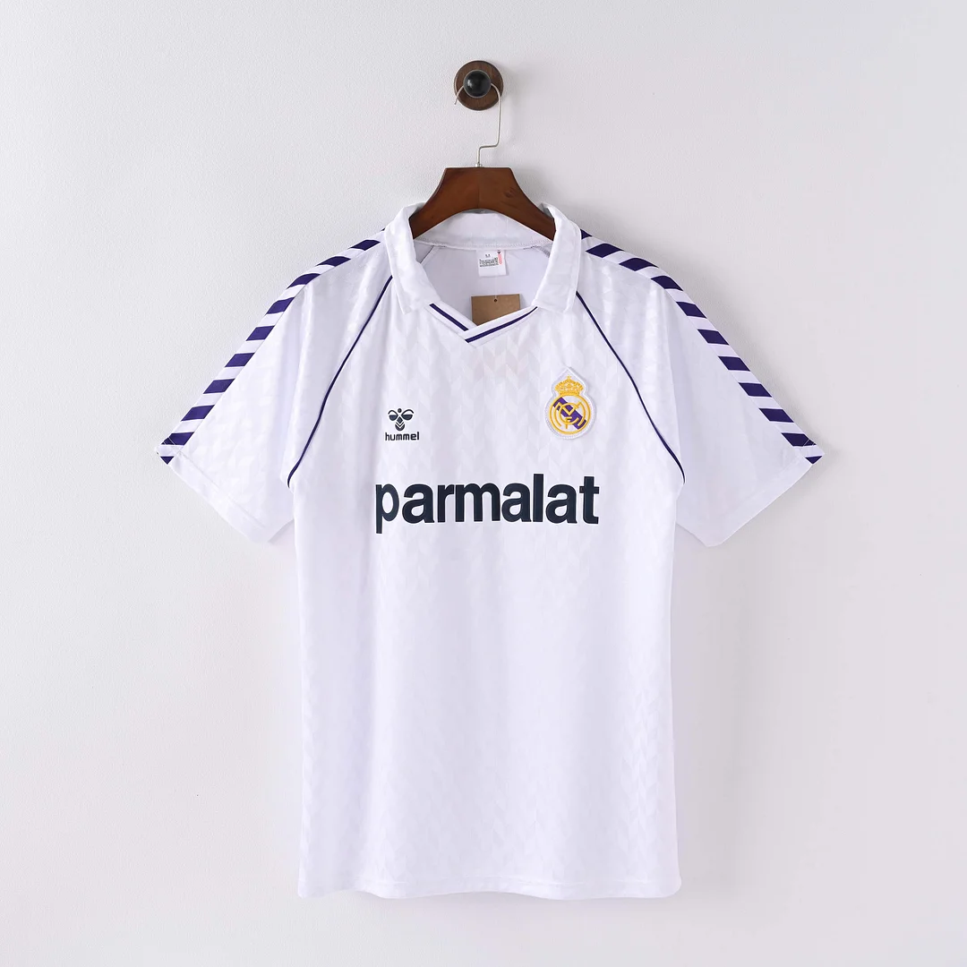1986/1987 Retro Real Madrid Home Football Shirt 1:1 Thai Quality